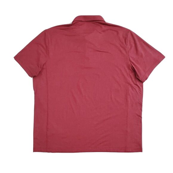 Untuckit Polo Shirt Mens Size‎ 2XL Red Stretch Wicking Short Sleeve Casual 31436 - Picture 5 of 7